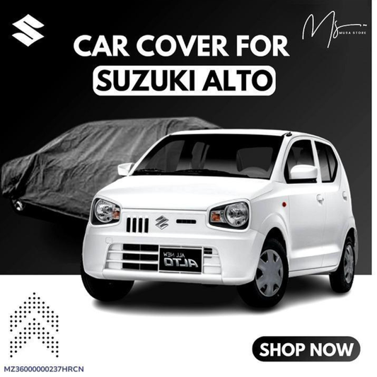 Durable Grey Car Cover - 1 Pc for All Vehicle Types