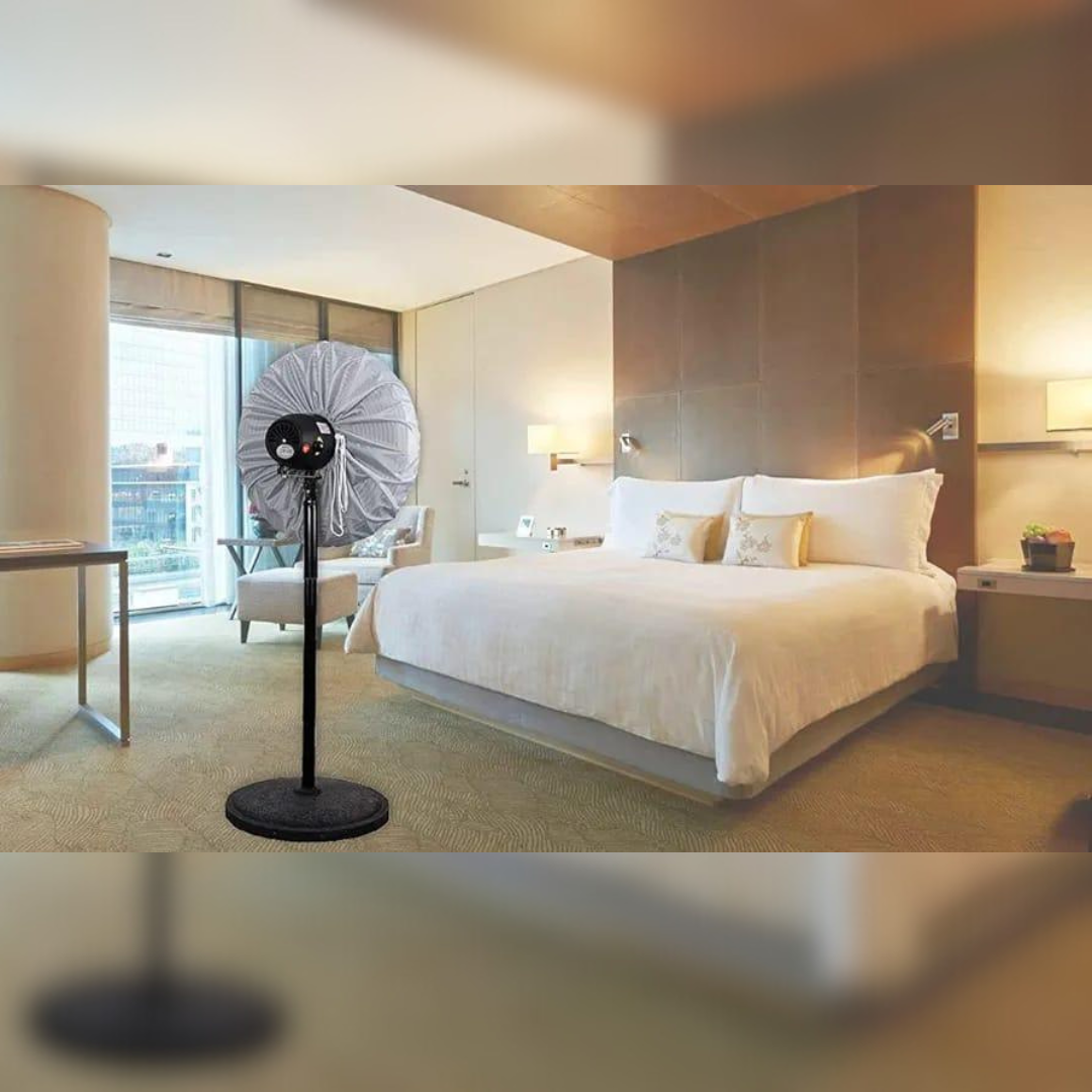 1 Pc Parachute Plain Padestal Fan Cover 1