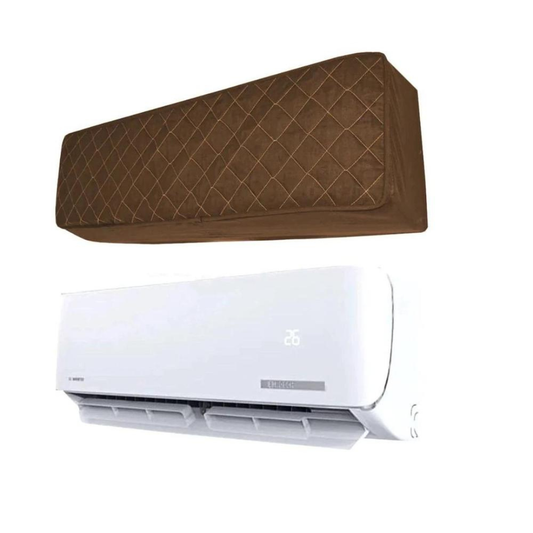 2 Pcs Quilted Parachute Indoor And Outdoor AC Covers