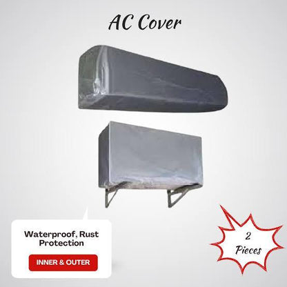 2 Pcs Parachute Indoor And Outdoor AC Covers
